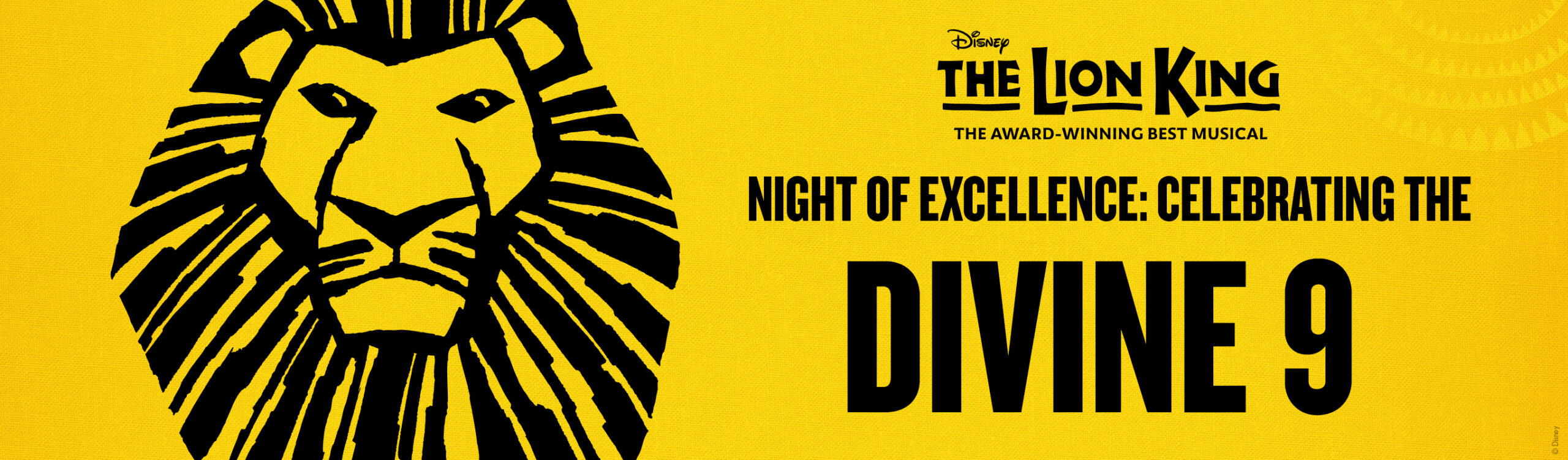 Night of Excellence, Celebrating The Divine 9 at THE LION KING on Broadway
